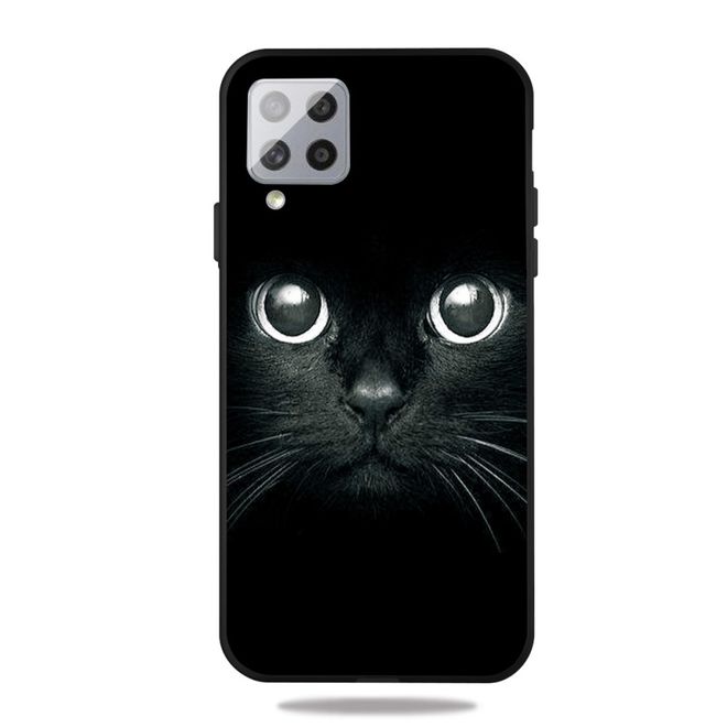 Samsung Galaxy A42 5G Handyhülle - Softcase Image Plastik Series - Katze