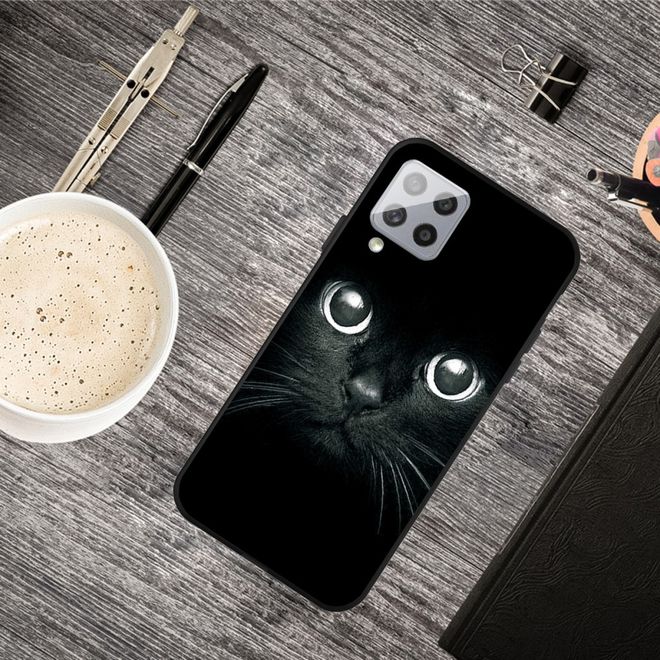 Samsung Galaxy A42 5G Handyhülle - Softcase Image Plastik Series - Katze
