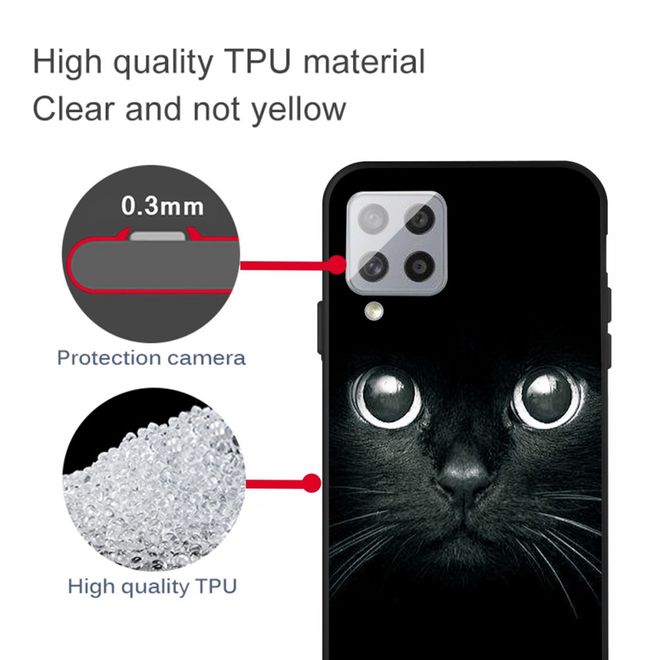 Samsung Galaxy A42 5G Handyhülle - Softcase Image Plastik Series - Katze