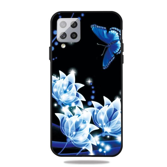 Samsung Galaxy A42 5G Handyhülle - Softcase Image Plastik Series - leuchtende Blumen