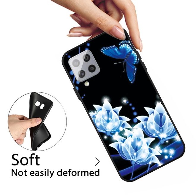 Samsung Galaxy A42 5G Handyhülle - Softcase Image Plastik Series - leuchtende Blumen