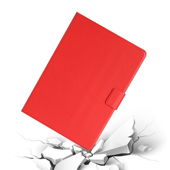 Lenovo Tab M10 HD (2nd Gen) Case - Solid Leather Case with Stand Function - Red