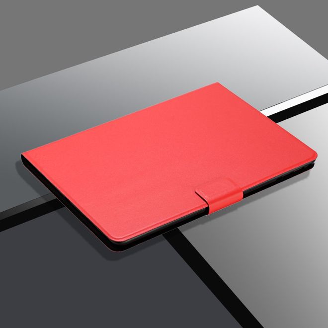 Lenovo Tab M10 HD (2nd Gen) Case - Solid Leather Case with Stand Function - Red