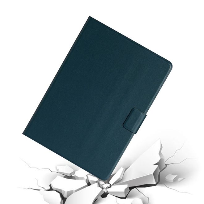 Lenovo Tab M10 HD (2nd Gen) Case - Solid Leather Case with Stand Function - Blue