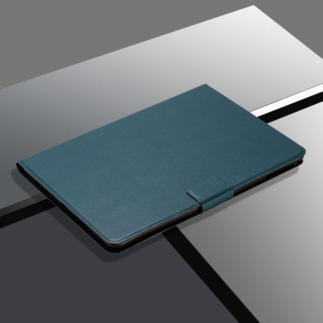 Lenovo Tab M10 HD (2nd Gen) Case - Solid Leather Case with Stand Function - Blue