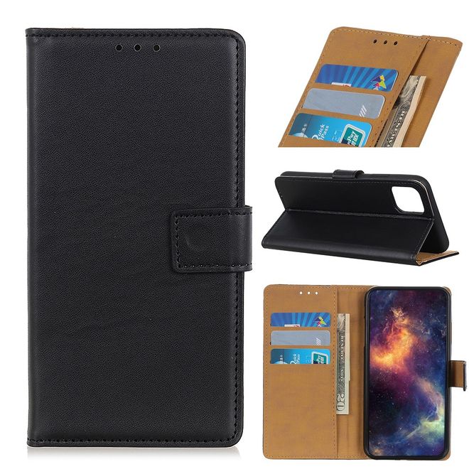 Xiaomi Mi 11 Handy Hülle - Classic II Leder Bookcover Series - schwarz