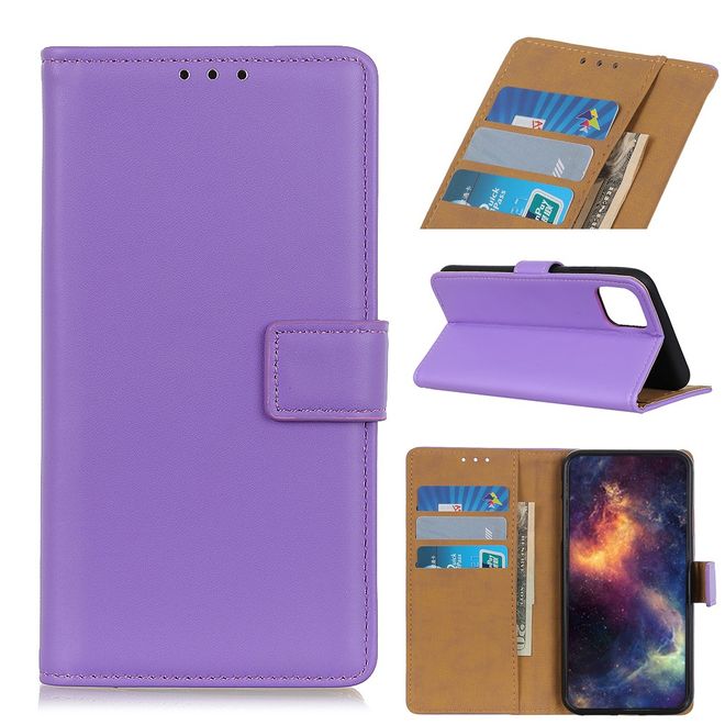 Xiaomi Mi 11 Handy Hülle - Classic II Leder Bookcover Series - purpur