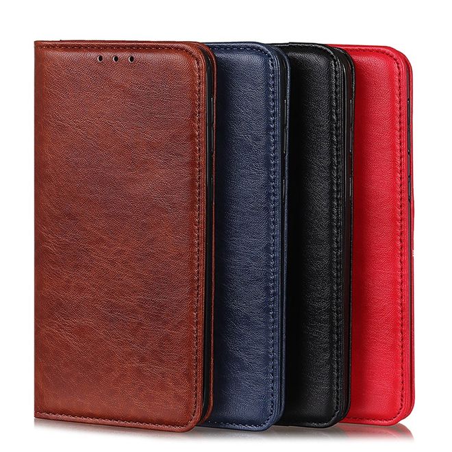 Xiaomi Mi 11 Handy Hülle - Crazy Horse V Leder Bookcover Series - schwarz