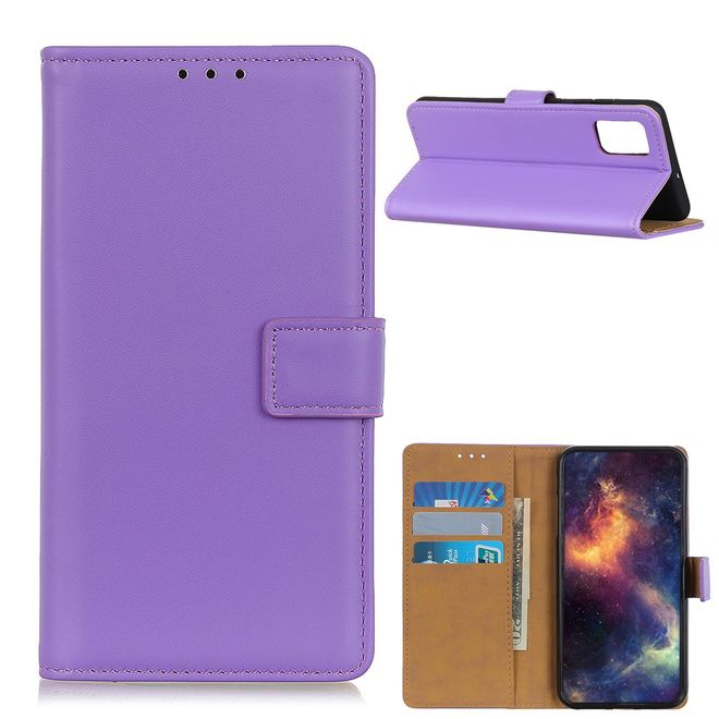 OnePlus 9 Handy Hülle - Classic II Leder Bookcover Series - purpur