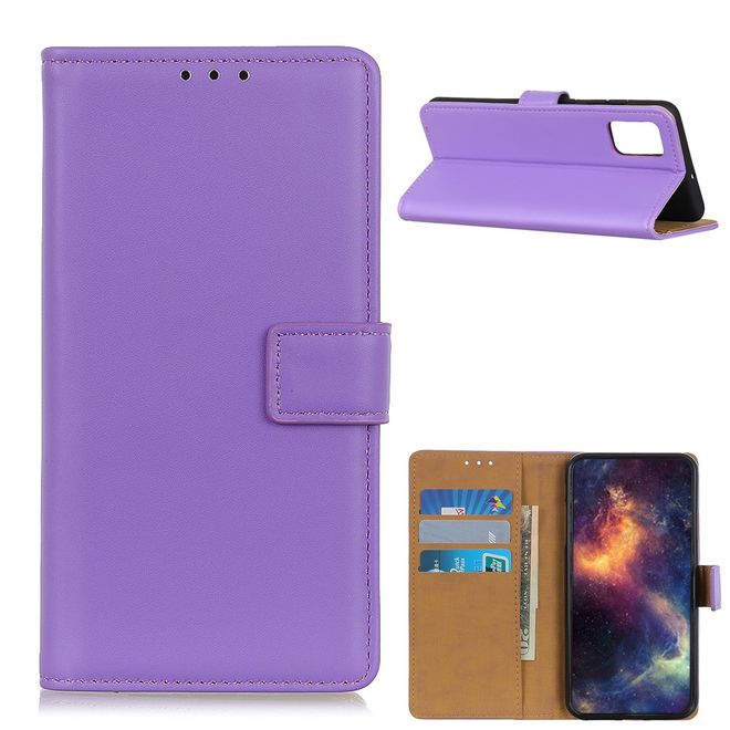 OnePlus 9 Pro Handy Hülle - Classic II Leder Bookcover Series - purpur