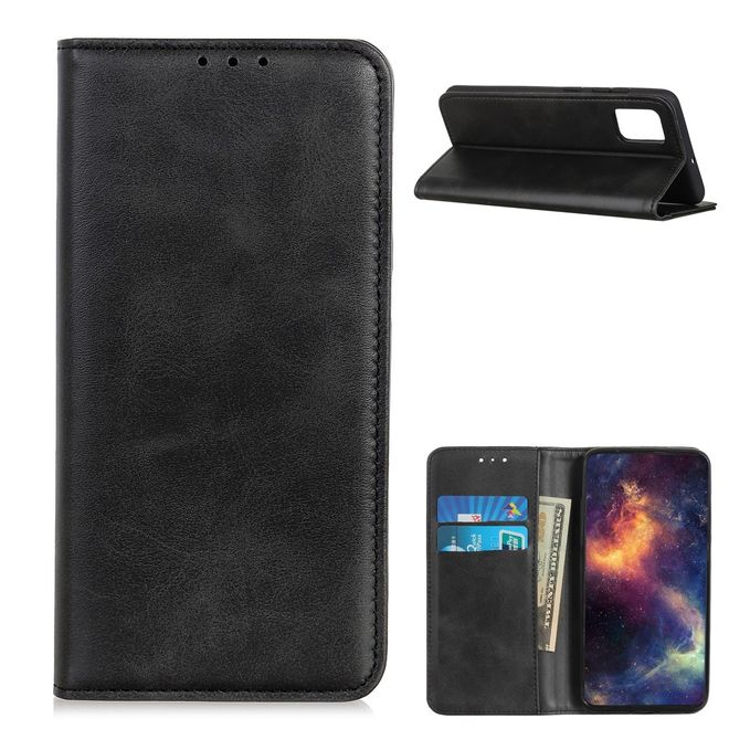 OnePlus 9 Pro Handy Hülle - Classic V Leder Bookcover Series - schwarz