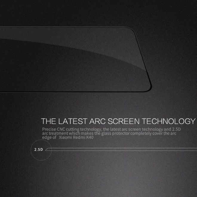 Nillkin - Xiaomi Redmi K40 / K40 Pro / K40 Pro+ Schutzfolie - aus gehärtetem Glas - CP+ Pro Series - schwarz