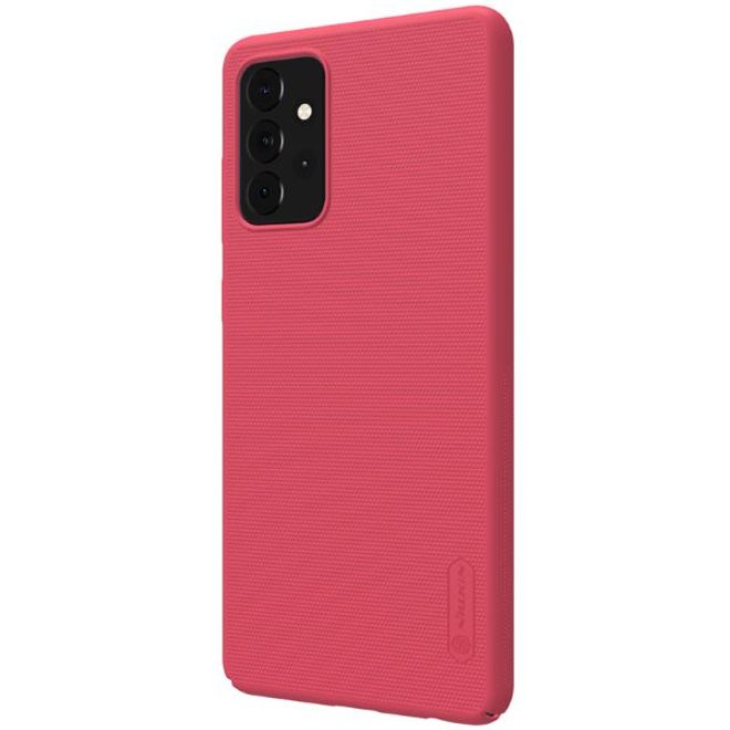 Nillkin - Samsung Galaxy A72 5G / 4G Hülle - Plastik Case - Super Frosted Shield Series - rot