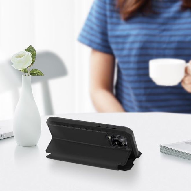 Dux Ducis - Samsung Galaxy A42 5G Hülle - Robustes Handy Bookcover - Skin X Series - schwarz