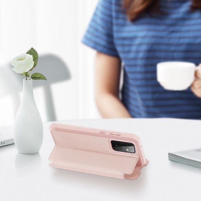 Dux Ducis - Samsung Galaxy A72 5G / 4G Hülle - Robustes Handy Bookcover - Skin X Series - pink