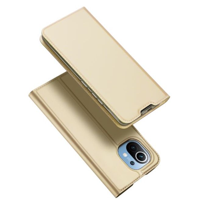 Dux Ducis - Xiaomi Mi 11 Hülle - Handy Bookcover - Skin Pro Series - gold