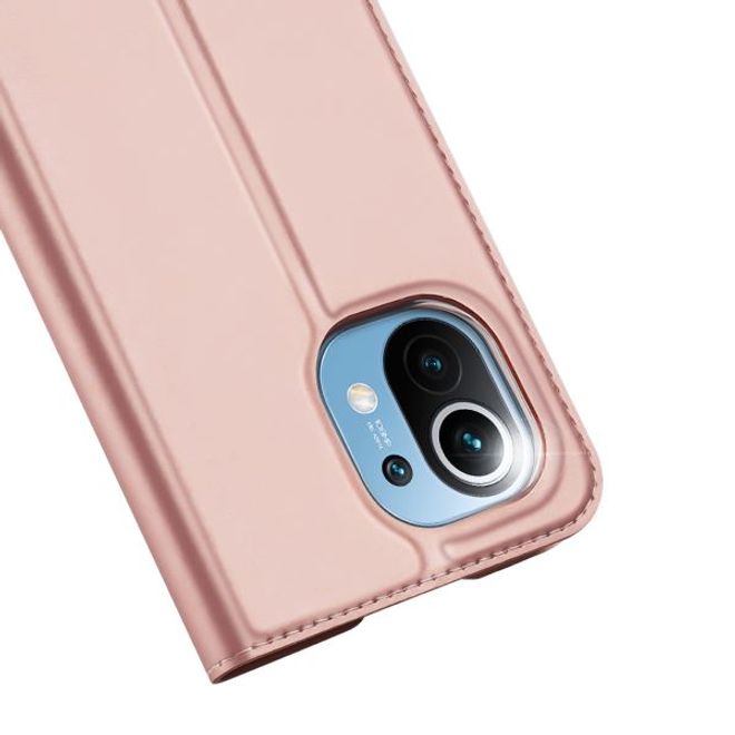 Dux Ducis - Xiaomi Mi 11 Hülle - Handy Bookcover - Skin Pro Series - rosegold