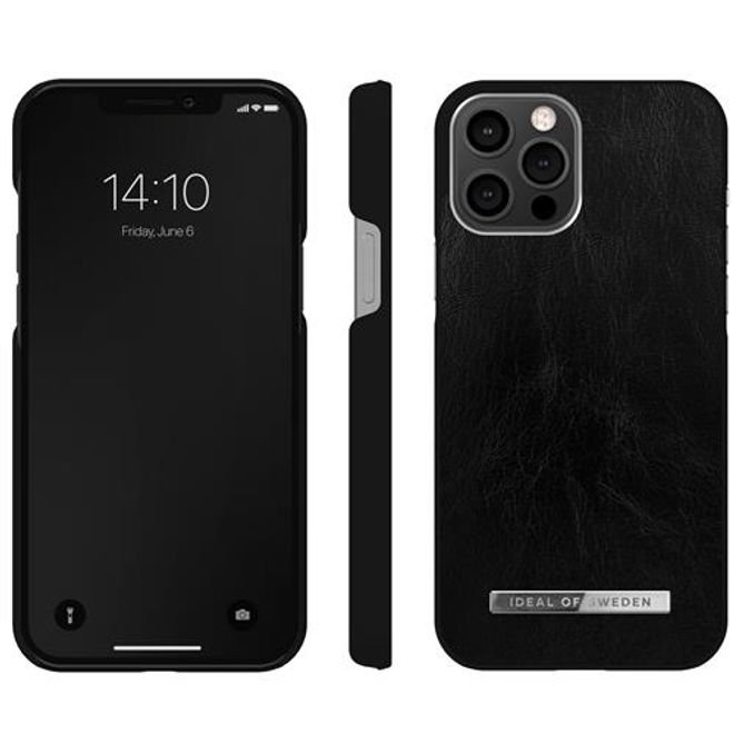 iDeal of Sweden - iPhone 12 Pro Max Hülle - Atelier Case - Glossy Black Silver