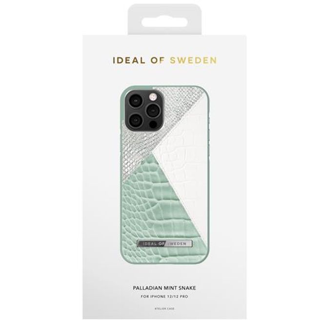 iDeal of Sweden - iPhone 12 / iPhone 12 Pro Hülle, Designer Case - Palladian Mint Snake