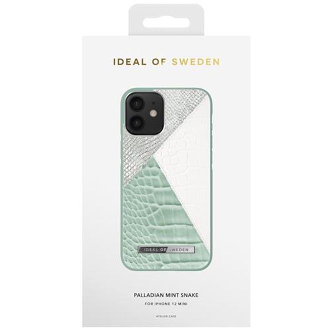 iDeal of Sweden - iPhone 12 mini Hülle, Designer Case - Palladian Mint Snake