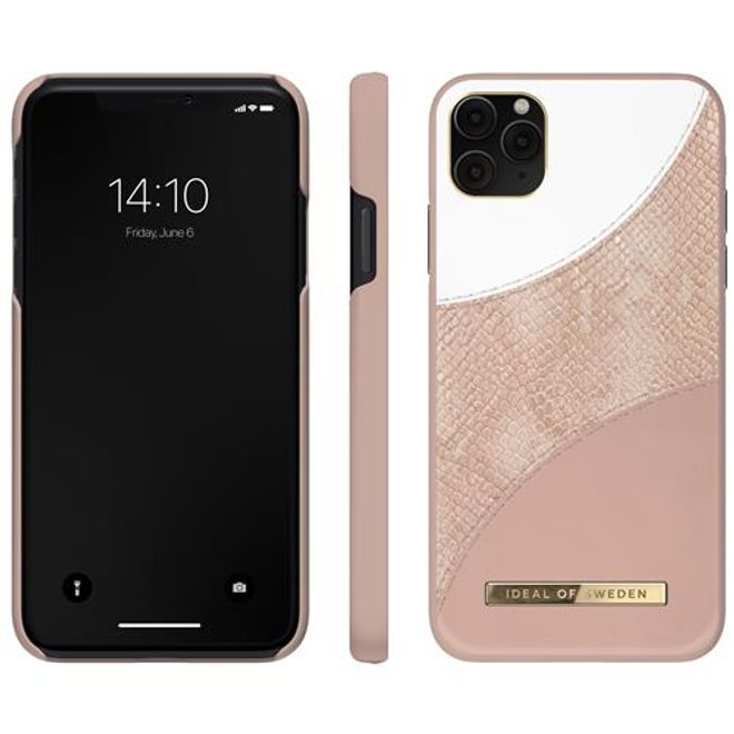 iDeal of Sweden - iPhone 11 Pro Max / XS Max Hülle - Atelier Case - Blush Pink Snake