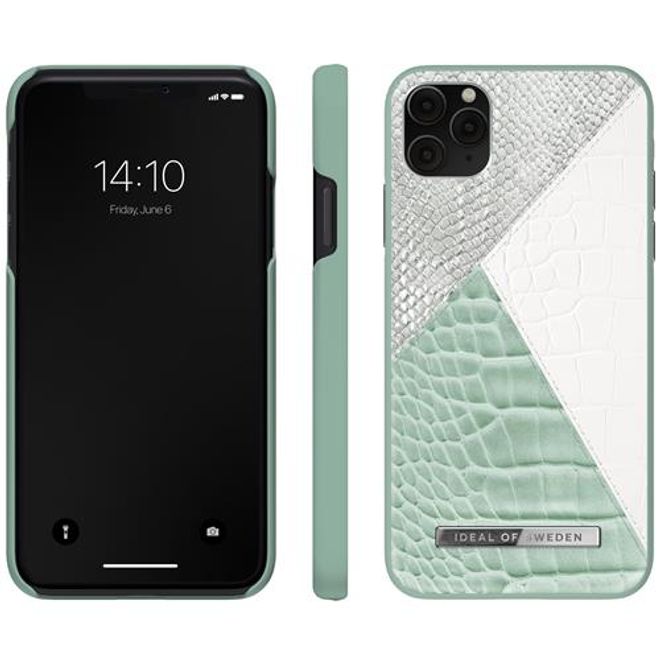 iDeal of Sweden - iPhone 11 Pro Max / XS Max Hülle, Designer Case - Palladian Mint Snake
