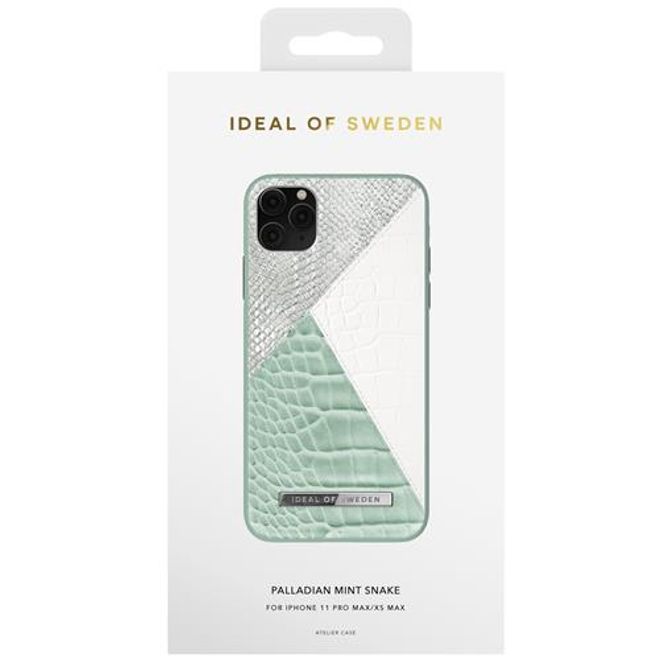 iDeal of Sweden - iPhone 11 Pro Max / XS Max Hülle, Designer Case - Palladian Mint Snake