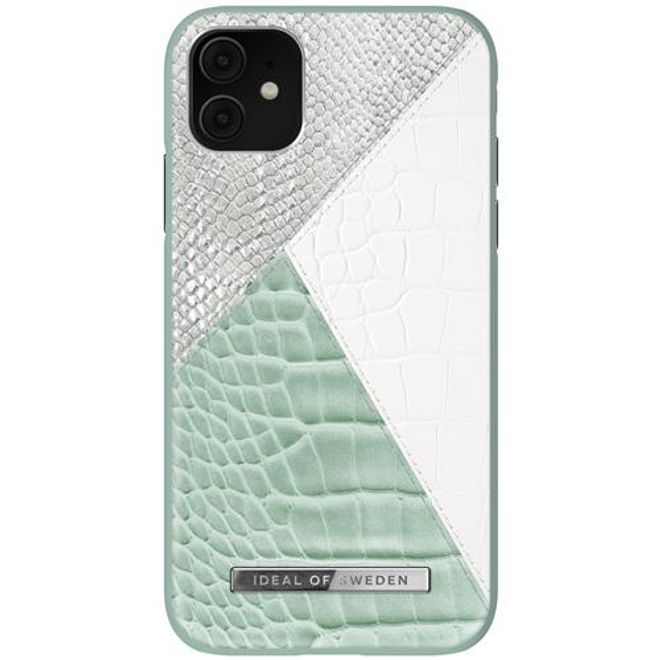 iDeal of Sweden - iPhone 11 / XR Hülle, Designer Case - Palladian Mint Snake