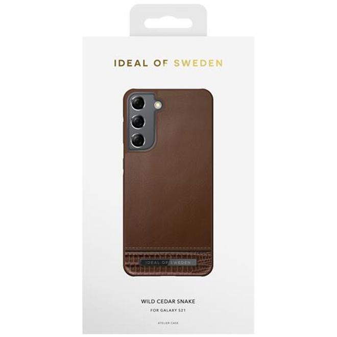 iDeal of Sweden - Samsung Galaxy S21 Hülle, Designer Case - Wild Cedar Snake