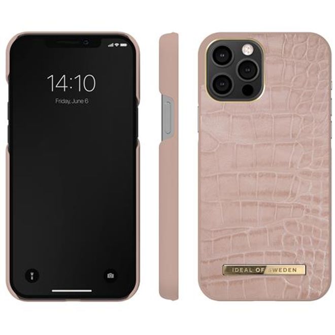 iDeal of Sweden - iPhone 12 Pro Max Hülle - Atelier Case - Rose Croco