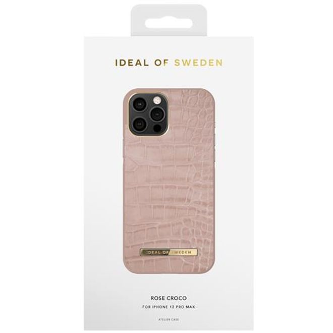 iDeal of Sweden - iPhone 12 Pro Max Hülle - Atelier Case - Rose Croco
