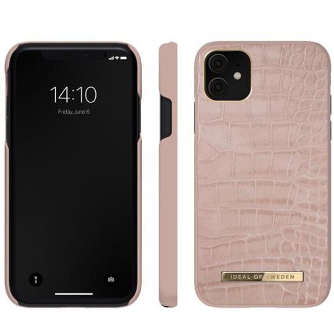 iDeal of Sweden - iPhone 11 / XR Hülle - Atelier Case - Rose Croco