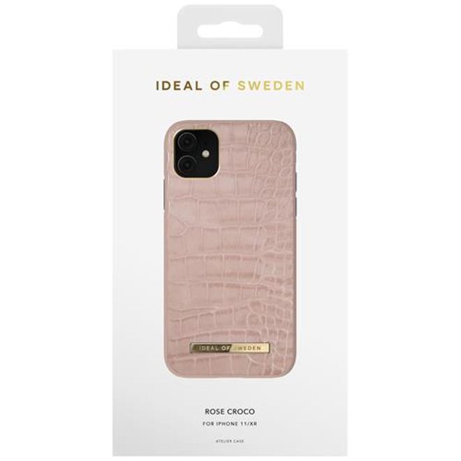 iDeal of Sweden - iPhone 11 / XR Hülle - Atelier Case - Rose Croco