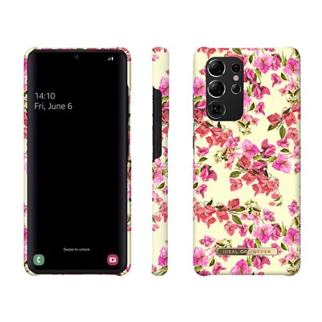 iDeal of Sweden - Samsung Galaxy S21 Ultra Hülle - Printed Case - Lemon Bloom