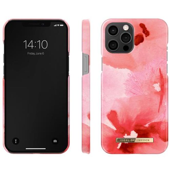 iDeal of Sweden - iPhone 12 Pro Max Hülle - Printed Case - Coral Blush Floral