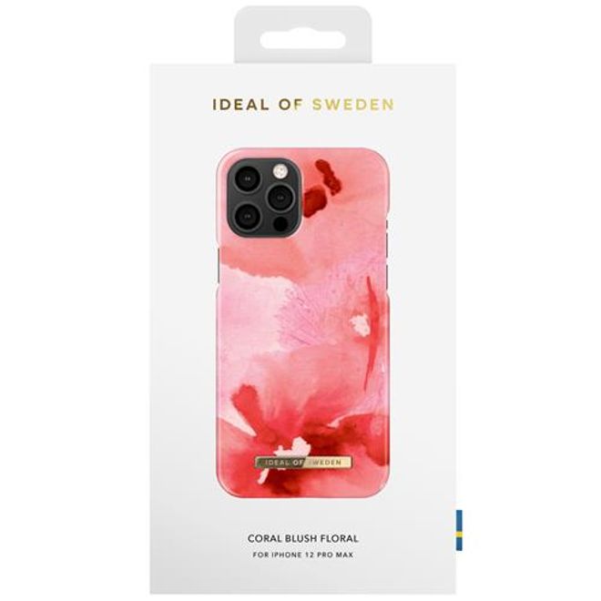 iDeal of Sweden - iPhone 12 Pro Max Hülle - Printed Case - Coral Blush Floral