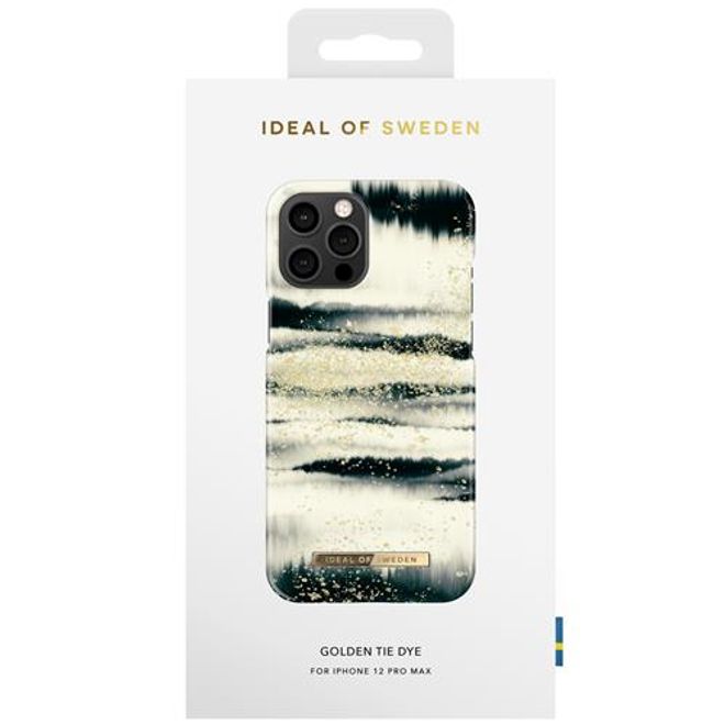 iDeal of Sweden - iPhone 12 Pro Max Hülle - Printed Case - Golden Tie Dye