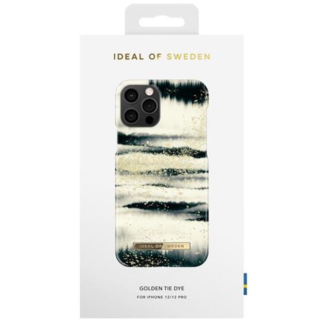 iDeal of Sweden - iPhone 12 / iPhone 12 Pro Hülle - Printed Case - Golden Tie Dye