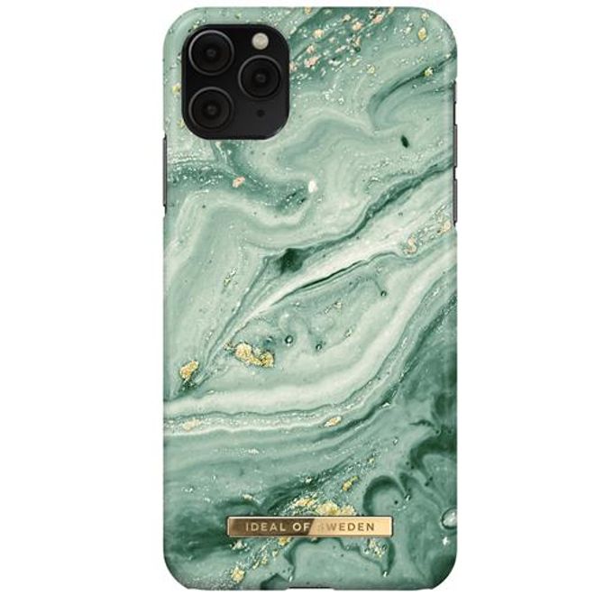 iDeal of Sweden - iPhone 11 Pro Max / XS Max Hülle - Printed Case - Mint Swirl Marble
