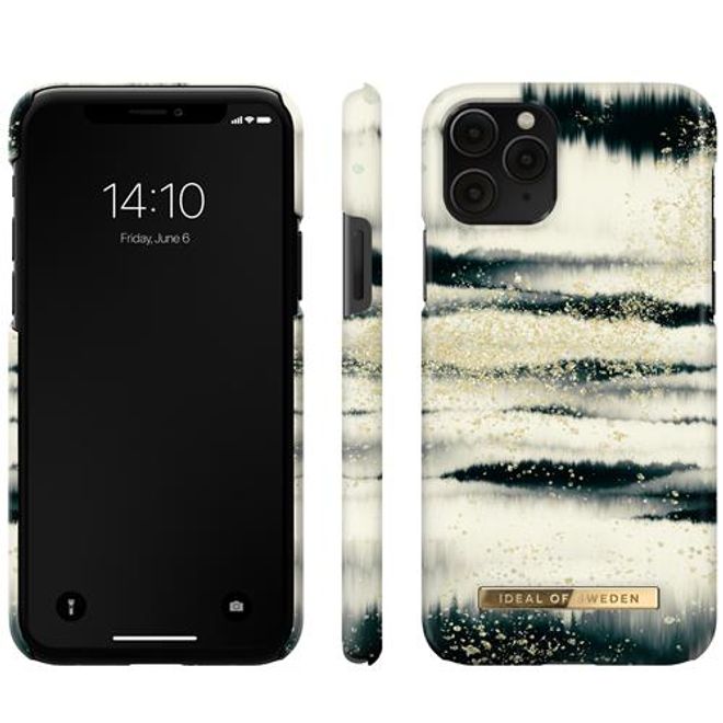 iDeal of Sweden - iPhone 11 Pro / XS / X Hülle - Printed Case - Golden Tie Dye
