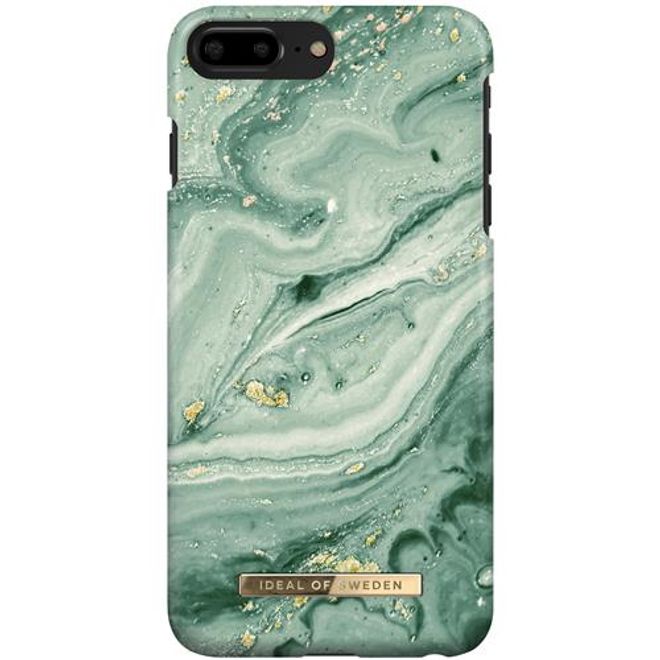 iDeal of Sweden - iPhone 8 Plus / 7 Plus Hülle - Printed Case - Mint Swirl Marble