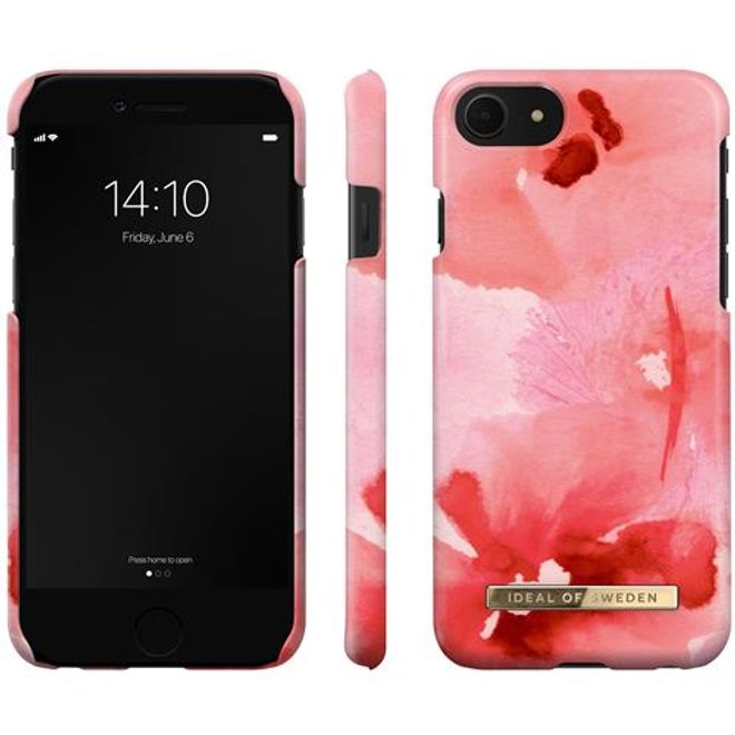 iDeal of Sweden - iPhone SE (2022) / SE (2020) / 8 / 7 / 6S / 6 Hülle - Printed Case - Coral Blush Floral