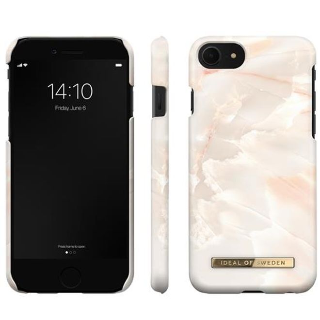 iDeal of Sweden - iPhone SE (2022) / SE (2020) / 8 / 7 Hülle - Printed Case - Rose Pearl Marble