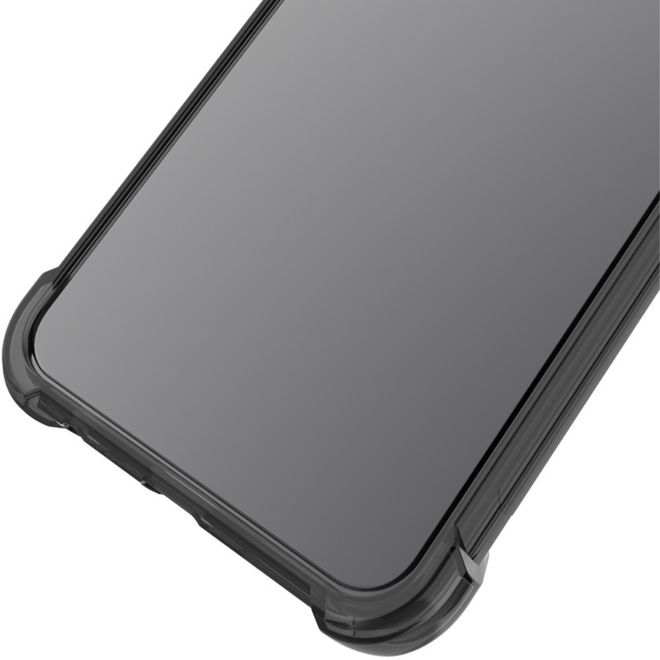 Imak - Xiaomi Redmi Note 9 5G / Note 9T 5G Hülle - Softcase inkl. Schutzfolie - transparent/schwarz