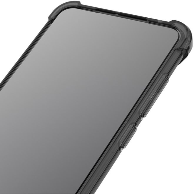 Imak - Xiaomi Redmi Note 9 5G / Note 9T 5G Hülle - Softcase inkl. Schutzfolie - transparent/schwarz