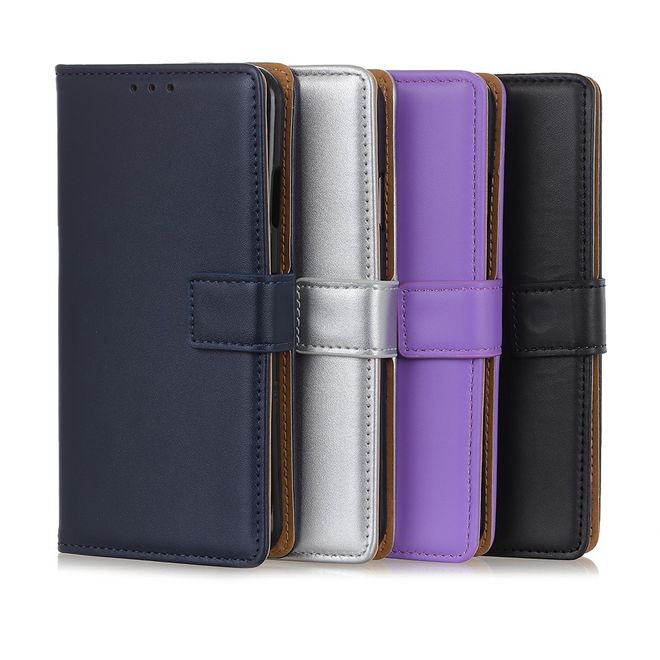 Xiaomi Redmi Note 9 5G / Note 9T 5G Handy Hülle - Classic II Leder Bookcover Series - schwarz
