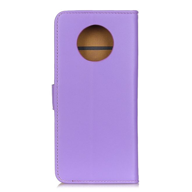 Xiaomi Redmi Note 9 5G / Note 9T 5G Handy Hülle - Classic II Leder Bookcover Series - purpur