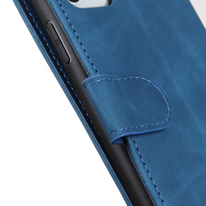 Wiko Y61 Handyhülle - Vintage II Leder Bookcover Series - blau