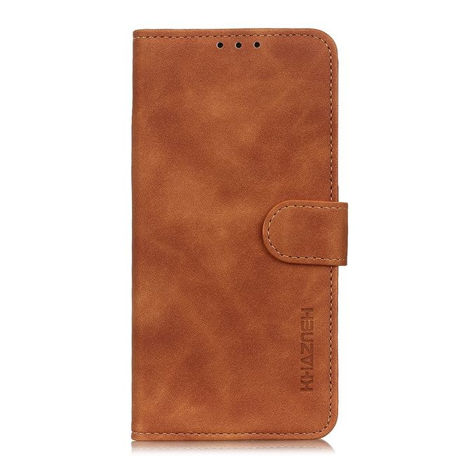 Wiko Y61 Handyhülle - Vintage II Leder Bookcover Series - braun