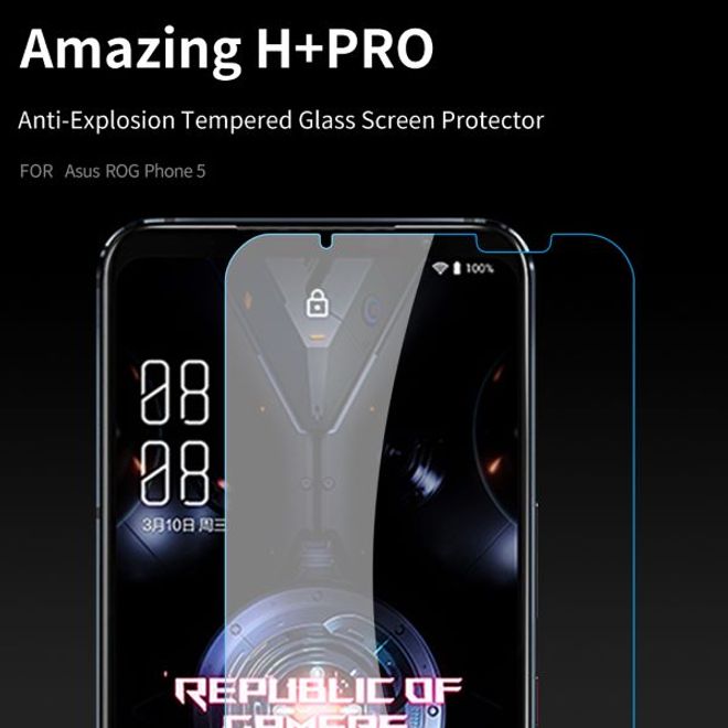 Nillkin - Asus ROG Phone 5 Schutzfolie 0,2 mm - Folie aus gehärtetem Glas - H+ PRO Series